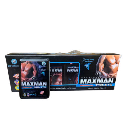 Compresse maschii 100mg di potere di Maxman delle pillole della scatola 120 delle pillole 1 di potenziamento di Maxman
